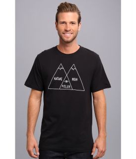 Poler Venn Diagram T Shirt Mens Short Sleeve Pullover (Black)