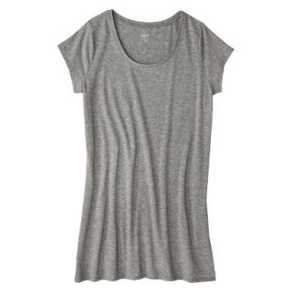 Mossimo Supply Co. Juniors Plus Size Short Sleeve Tee Shirt Dress   Gray 2