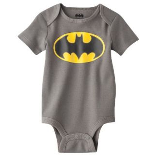 Newborn Boys Batman Bodysuit   Grey NB