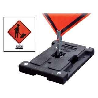 Dicke Rubber Base Stand for Signs, Model DSB100