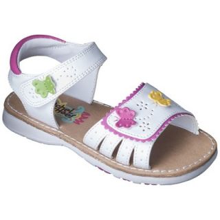 Toddler Girls Rachel Shoes Carina Sandals   White 10