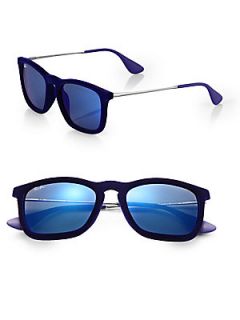Ray Ban Square Keyhole Youngster Sunglasses   Blue