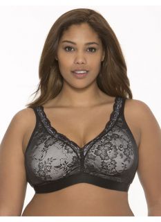 Lane Bryant Plus Size Lace no wire bra     Womens Size 38DD, Black