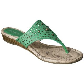 Womens Merona Elisha Studded Sandals   Green 6