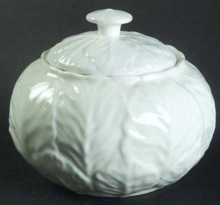 Coalport Countryware Sugar Bowl & Lid, Fine China Dinnerware   All White, No Tri