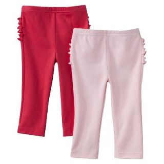 Just One YouMade by Carters Newborn Girls 2 Pack Pant   Pink/Red NB