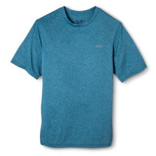 C9 by Champion Mens Advanced Duo Dry V  Neck Tee   Brilliants Blue M