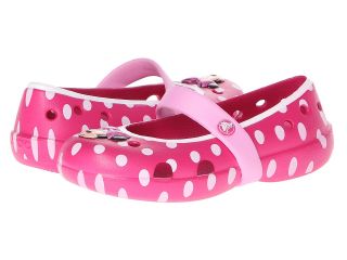 Crocs Kids Keeley Minnie Flat Girls Shoes (Pink)