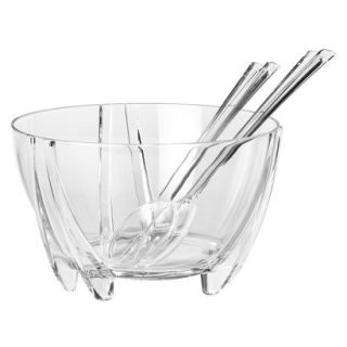 Prodyne Salad Bowl with Servers   Clear (11)