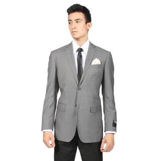 Ferrecci Mens Slim Fit Grey 2 button Sport Coat
