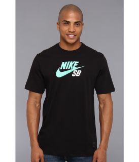 Nike SB Dri FIT Icon Logo Tee Mens Short Sleeve Pullover (Black)