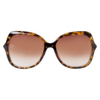 Womens Oversized Square Sunglasses   Tortoise