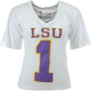 LSU Tigers NCAA Womens Xena Crop T Shirt