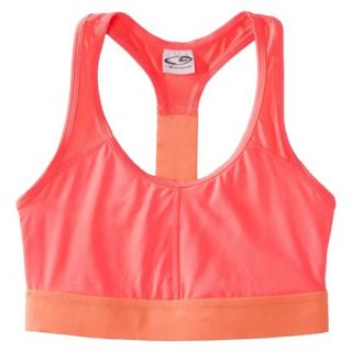 C9 by Champion Womens Compression Bra With Mesh   Sunset L
