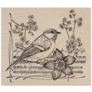 Penny Black Mounted Rubber Stamp singer Mouse