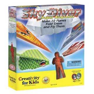 Creativity for Kids Sky Diver Paper Airplanes Kit