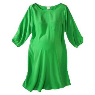 Liz Lange for Target Maternity 3/4 Sleeve Shift Dress   Green S