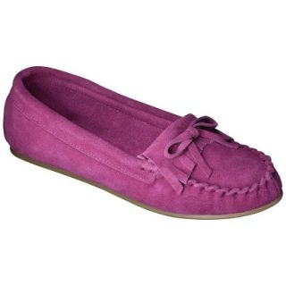 Womens Mossimo Supply Co. Genuine Suede Lark Moccasin   Pink 11