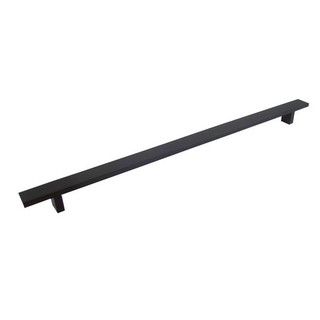 Matte Black Finish 16 inch Rectangular Design Cabinet Bar Pull Handle (case Of 4)