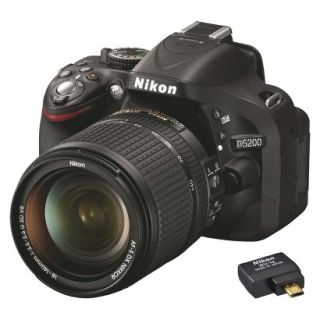 Nikon D5200 24.1MP Digital SLR Camera with 18 140mm VR Lens and WU 1A Wireless
