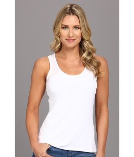 Calvin Klein S/L Hi Low Matte Jersey Tank Womens Sleeveless (White)