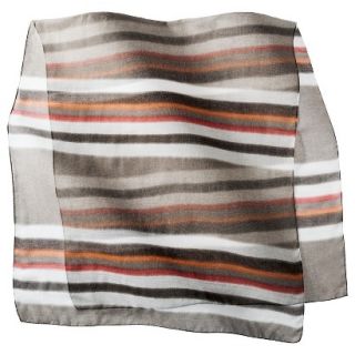 Mossimo Striped Fashion Scarf   Taupe