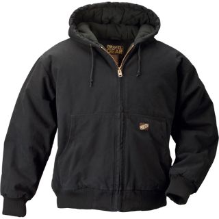 Gravel Gear Hooded Tundra Jacket   Black, XL