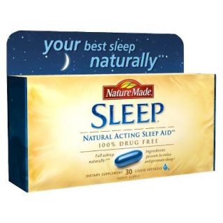 Nature Made Natural Sleep Aid Softgels   30 Count