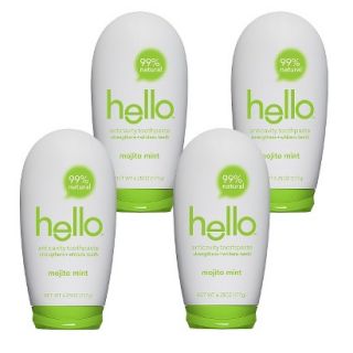 Hello Mojito Mint Toothpaste Bundle   4 Pack