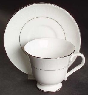 Wedgwood Beresford 2000 Victoria Shape Footed Cup & Saucer Set, Fine China Dinne