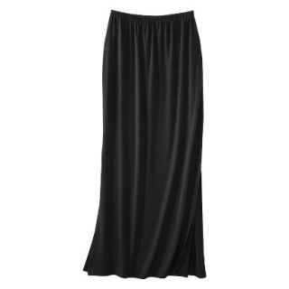 Mossimo Petites Tie Waist Maxi Skirt   Black SP