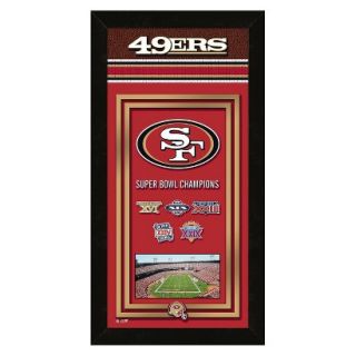 NFL San Francisco 49ers Framed Championship Banner