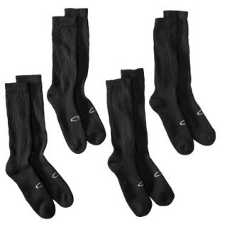 C9 by Champion Mens 4Pk Extended Sized Training Crew Socks   Black