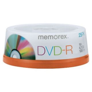 Memorex 4.7GB DVD R Spindle Disc Pack   25 pk