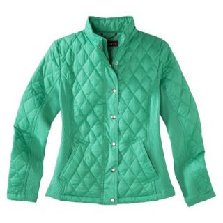 Merona Womens Quilted Jacket  Jade S