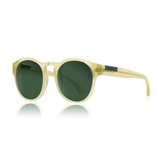 Raen Kiernan Ivory Sunglasses With Green Lenses