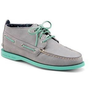 Sperry Top Sider Womens Baystar Charcoal Mint Shoes, Size 7 M   9353553