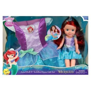 Disney Princess Ariel Doll & Toddler Dress Gift Set