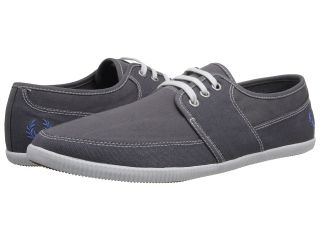Fred Perry Tonic Canvas Mens Lace up casual Shoes (Gray)