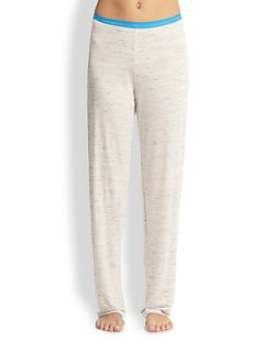 Cosabella Heathered Jersey Pajama Pants   Natural