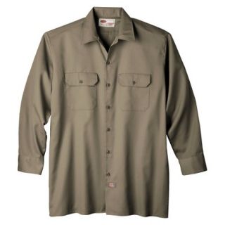 Dickies Mens Original Fit Twill Work Shirt   Khaki XL