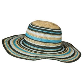 Merona Striped Floppy Hat   Blue Multicolored