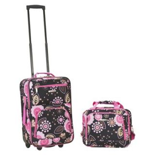 Rockland 19 Rolling Carry On with Tote   Pucci