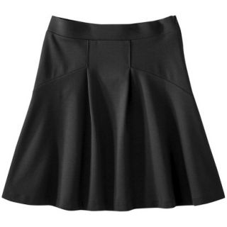 Mossimo Ponte Fit & Flare Skirt   Ebony L