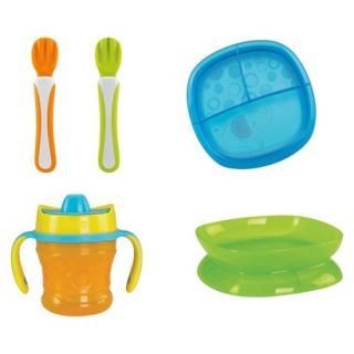 Fisher Price 6mo+ Feeding Set with Sippy Cup, Bowl, Plate and Spoon
