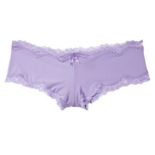 Gilligan & OMalley Womens Micro With Lace Cheeky Hipster   Lavender XL