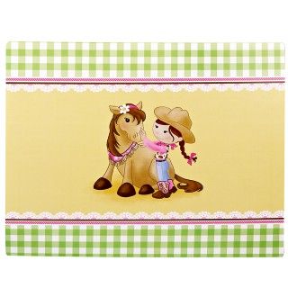 Pink Cowgirl Activity Placemats