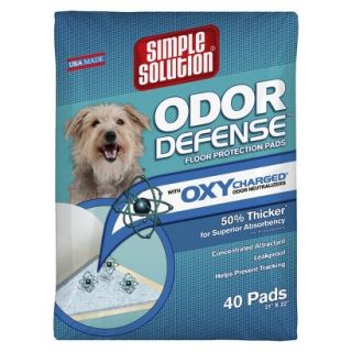 Simple Solution Odor Defense Floor Protection Pads 40 ct