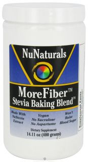 NuNaturals   MoreFiber Stevia Baking Blend   14.11 oz.