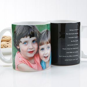 Mothers Day Gifts    Personalized Coffee Mugs For Women   Photo Sentiments